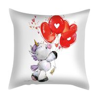 Cute Animal Fibre Peach Skin Pillow Cases sku image 17