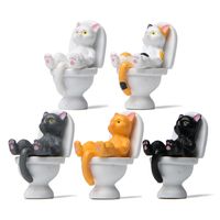 Cartoon Style Cat Plastic Ornaments 1 Piece main image 3