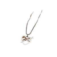 Fashion Letter Heart Shape Titanium Steel Pendant Necklace 1 Piece main image 4