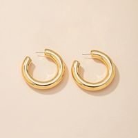 1 Pair Fashion Round Alloy Plating Alloy Women's Ear Studs main image 3
