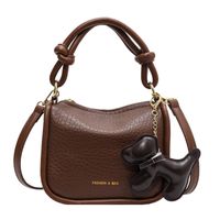 Women's Small All Seasons Pu Leather Solid Color Fashion Pillow Shape Zipper Handbag main image 4