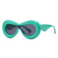 Casual Pc Special-shaped Mirror Full Frame Women's Sunglasses main image 4