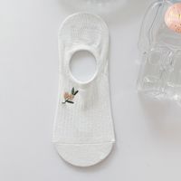 Femmes Mode Fleur Nylon Coton Émoroïderie Cheville Chaussettes Une Paire sku image 5