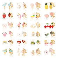 1 Jeu Style Simple Papillon Alliage Placage Femmes Boucles D'oreilles main image 6