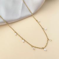 Simple Style Geometric Stainless Steel Plating Necklace 1 Piece main image 2