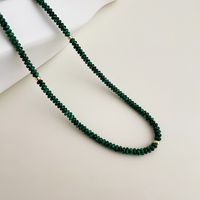 1 Piece Simple Style Color Block Seed Bead Beaded Women's Necklace sku image 1