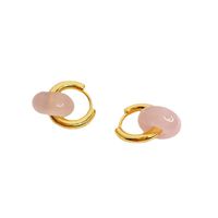 Retro Geometric Copper Earrings 1 Pair main image 2