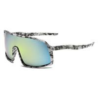 Fashion Solid Color Pc Square Full Frame Sports Sunglasses sku image 2