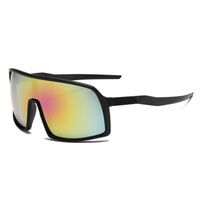 Fashion Solid Color Pc Square Full Frame Sports Sunglasses sku image 1
