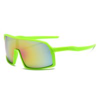 Fashion Solid Color Pc Square Full Frame Sports Sunglasses sku image 4
