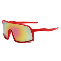 Fashion Solid Color Pc Square Full Frame Sports Sunglasses sku image 7
