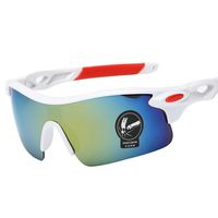 De Base Couleur Unie Ca Miroir De Forme Spéciale Plein Cadre Sport Lunettes De Soleil main image 5