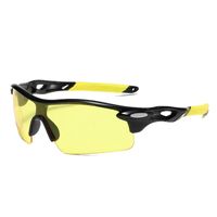 Basic Solid Color Ac Special-shaped Mirror Full Frame Sports Sunglasses sku image 3