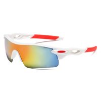 Basic Solid Color Ac Special-shaped Mirror Full Frame Sports Sunglasses sku image 11