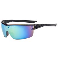 Basic Gradient Color Pc Special-shaped Mirror Half Frame Sports Sunglasses main image 6