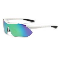 Sports Color Block Gradient Color Pc Special-shaped Mirror Half Frame Sports Sunglasses sku image 4