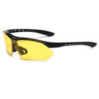 Sports Color Block Gradient Color Pc Special-shaped Mirror Half Frame Sports Sunglasses sku image 7