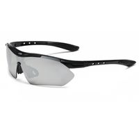 Sports Color Block Gradient Color Pc Special-shaped Mirror Half Frame Sports Sunglasses main image 3