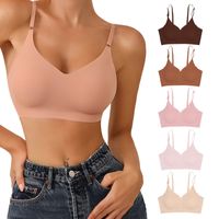 Solid Color Breathable Bralette main image 1