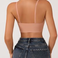 Solid Color Breathable Bralette main image 3