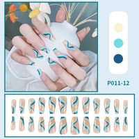 Fashion Heart Shape Plastic Nail Patches 1 Set sku image 9