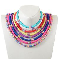 1 Piece Fashion Geometric Soft Clay Plating Women's Necklace main image 1