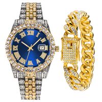 Fashion Color Block Butterfly Double Snap Quartz Women's Watches sku image 9