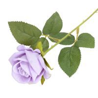 Élégant Rose Flanelle Plantes Artificielles 1 Pièce main image 2