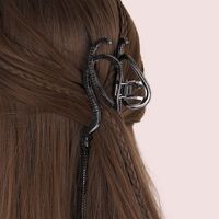 Women's Fashion Geometric Rhinestone Tassel Hair Clip main image 3
