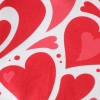 Valentine's Day Casual Heart Shape Cotton T-shirts & Shirts main image 3