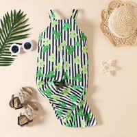 St. Patrick Fashion Four Leaf Clover Polyester Jumpsuits main image 2