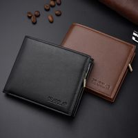 Men's Solid Color Pu Leather Open Wallets main image 6