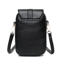 Women's Mini Pu Leather Solid Color Fashion Square Zipper Crossbody Bag main image 5
