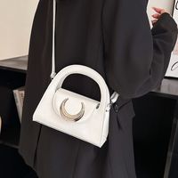 Mujeres Pequeña Todas Las Temporadas Cuero Sintético Color Sólido Moda Cuadrado Gire La Tapa Bolso main image 4