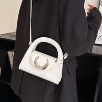 Women's Small All Seasons Pu Leather Solid Color Fashion Square Flip Cover Handbag main image 4