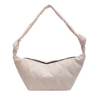 Women's Small Spring&summer Nylon Solid Color Basic Dumpling Shape Zipper Underarm Bag main image 5