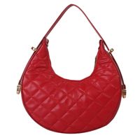 Women's Small Spring&summer Pu Leather Solid Color Fashion Dumpling Shape Zipper Cloud Shape Bag sku image 3