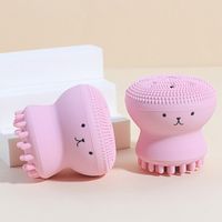 Cute Octopus Silica Gel Cleansing Brushes 1 Piece main image 1