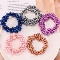 Women's Fashion Geometric Imitation Pearl Braid Hair Tie main image 2