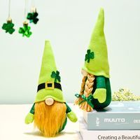 St. Patrick Shamrock Doll Nonwoven Party Ornaments 1 Piece main image 5