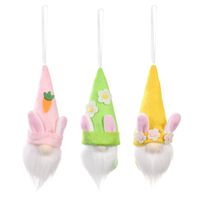 Christmas Cute Rabbit Carrot Cloth Party Hanging Ornaments 1 Piece main image 4