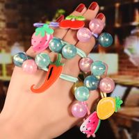 Girl's Fashion Fruit Arylic Braid Hair Tie main image 2