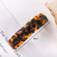 Classic Style Commute Color Block Acetic Acid Sheets Printing Hair Clip main image 2