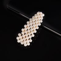 Fashion Heart Shape Flower Bow Knot Imitation Pearl Hair Clip 1 Piece sku image 27