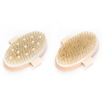 Casual Solid Color Wood Bath Brush 1 Piece main image 2