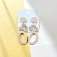 1 Pair Elegant Geometric Soft Clay Women's Drop Earrings sku image 5