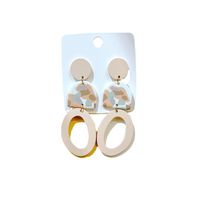 1 Pair Elegant Geometric Soft Clay Women's Drop Earrings main image 5