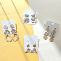 1 Pair Elegant Geometric Soft Clay Women's Drop Earrings main image 6