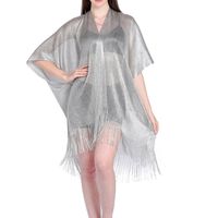 Femmes Mode Couleur Unie Polyester Cover Ups sku image 3