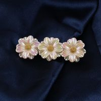 Sweet Flower Copper Plating Rhinestones Hair Clip sku image 2